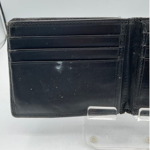 Tumi Men’s Leather Bifold Wallet Slim Billfold, Black - Picture 5 of 9